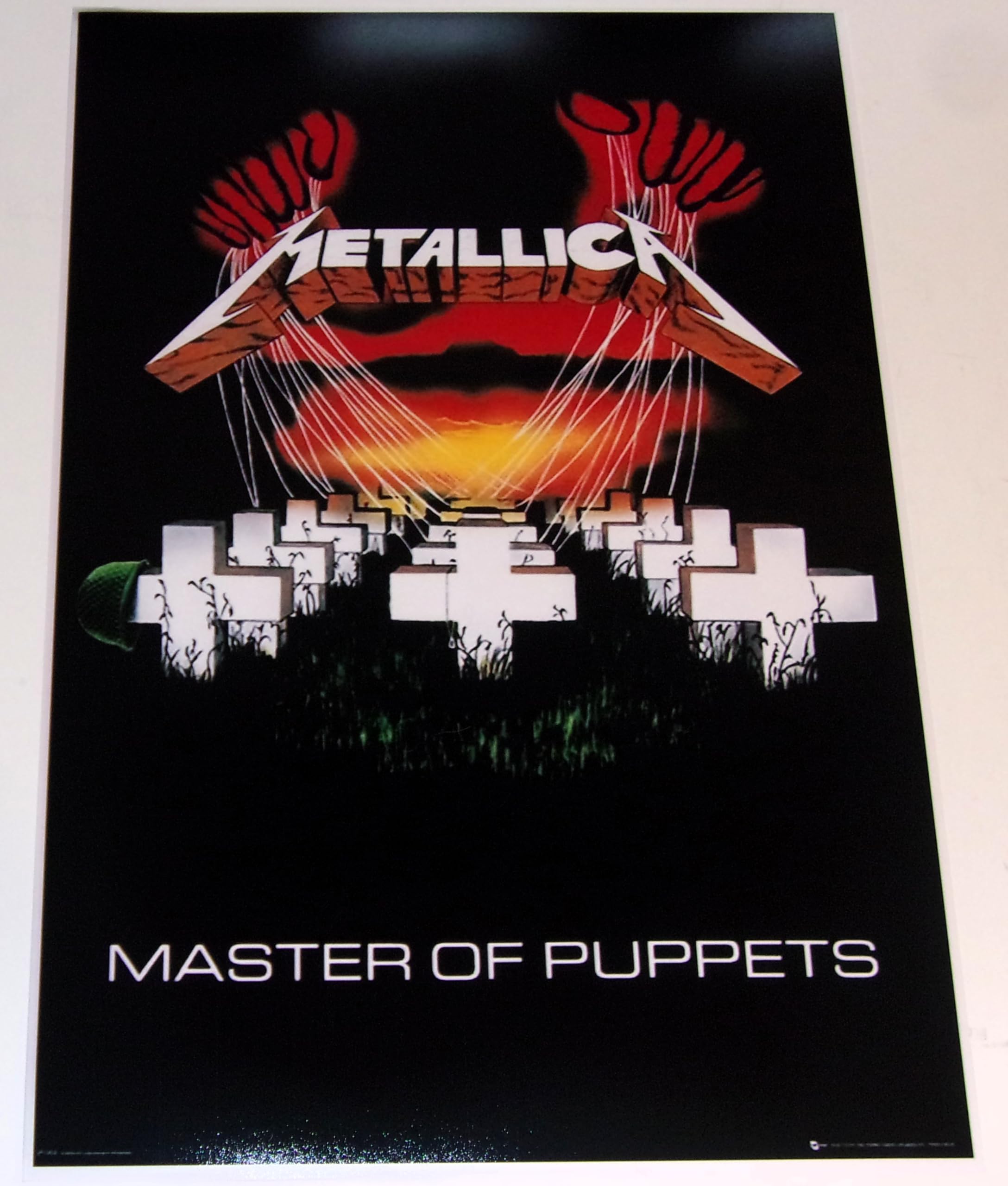 Amazon.com: Cleveland Vinyl Metallica Master of Puppets 1986 Tour